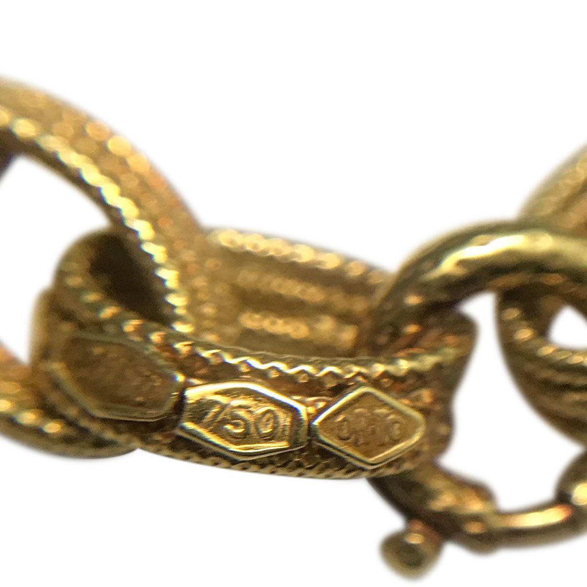 Bulgari 18 Karat Yellow Gold Long Chain Link Necklace 2
