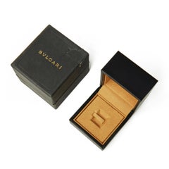 Bulgari 18 Karat Yellow Gold One Row Round Brilliant Cut Diamond B.Zero 1 Ring