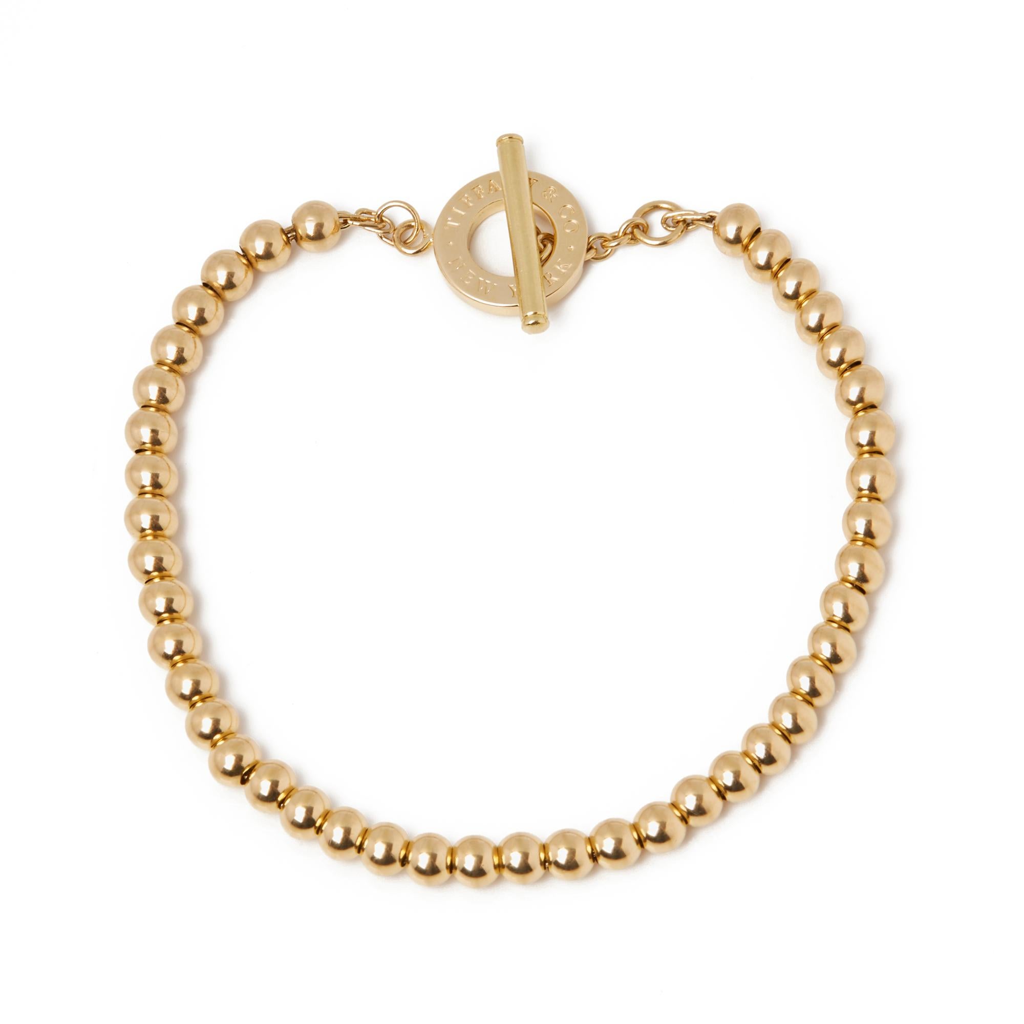 tiffany gold toggle bracelet