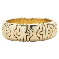 Bulgari 18 Karat Yellow Parentesi Cuff Bracelet