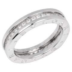 Bulgari 18ct White Gold Brilliant-Cut Diamond B.Zero1 Full Eternity Ring