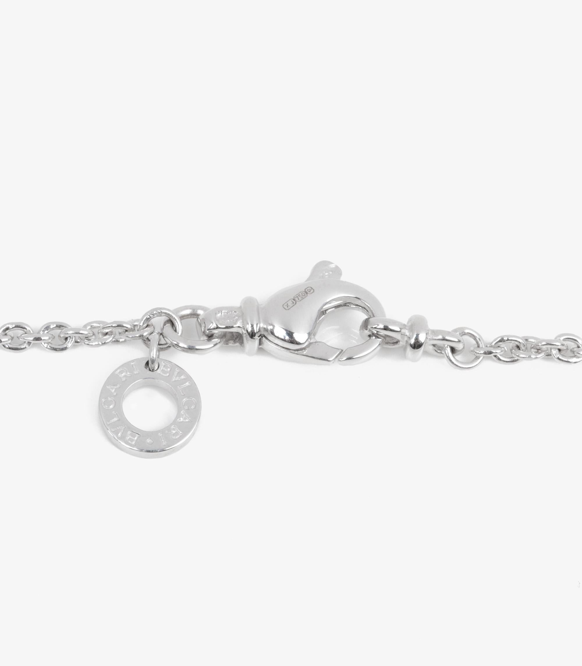 Bulgari Collier B.Zero1 en or blanc 18 carats Excellent état - En vente à Bishop's Stortford, Hertfordshire