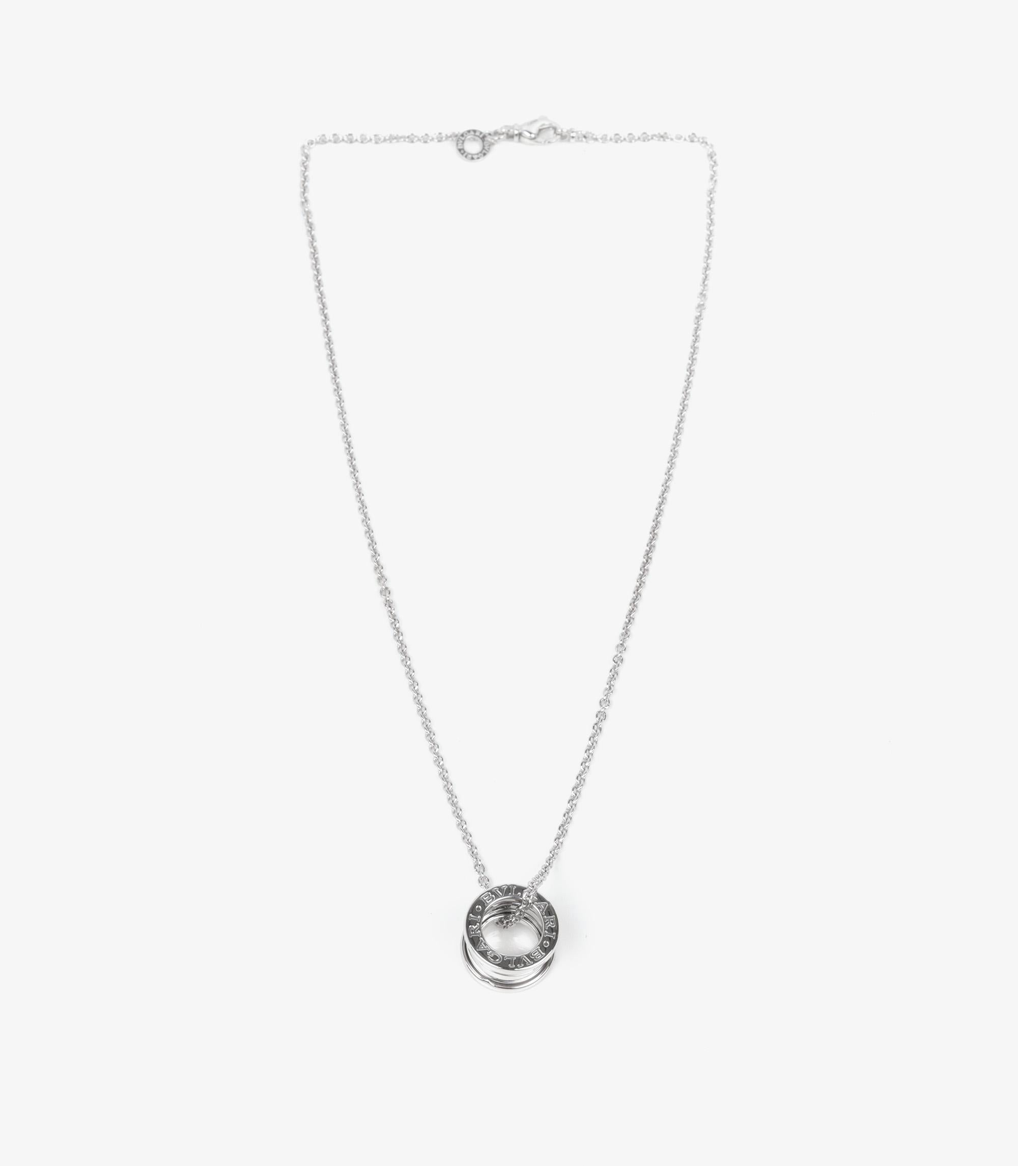 Bulgari Collier B.Zero1 en or blanc 18 carats Unisexe en vente