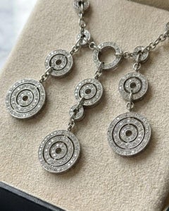 Bulgari 18K Gold 7 Karat Diamant-Halskette
