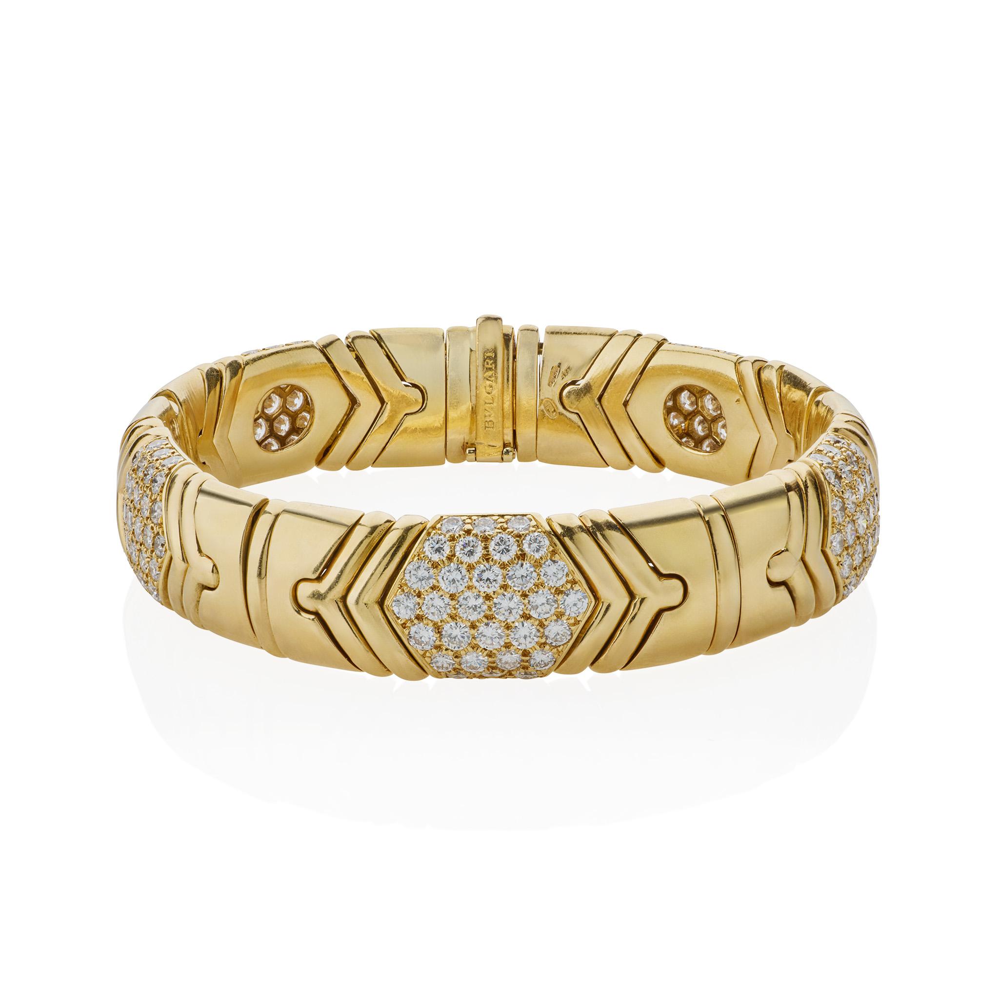 Bulgari 18K Gold and Diamond 