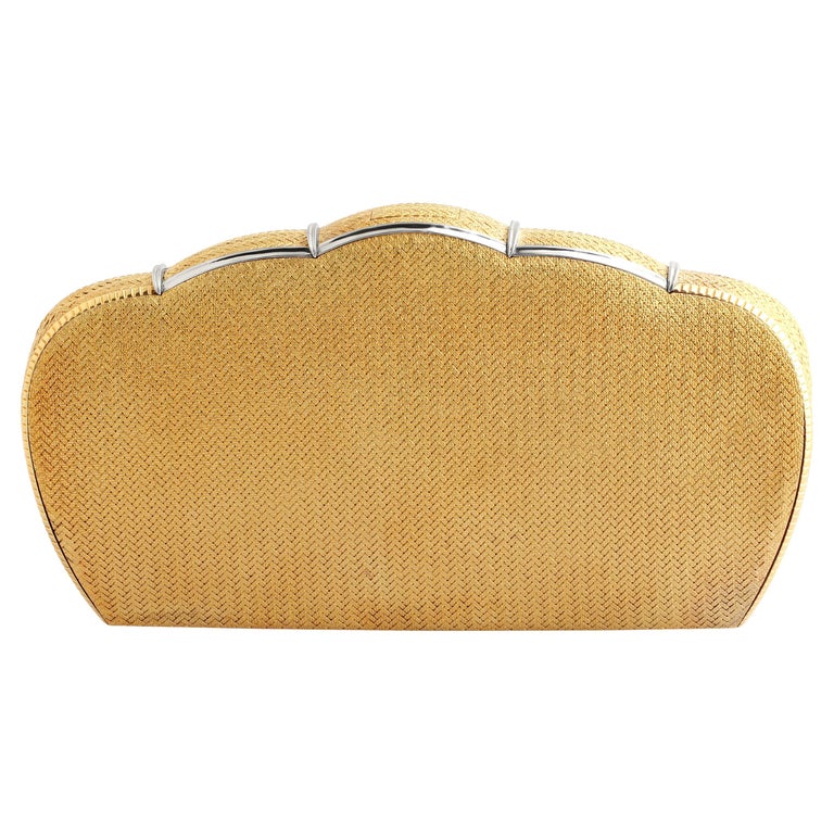 Bulgari 18K Gold Clutch Bag For Sale at 1stDibs