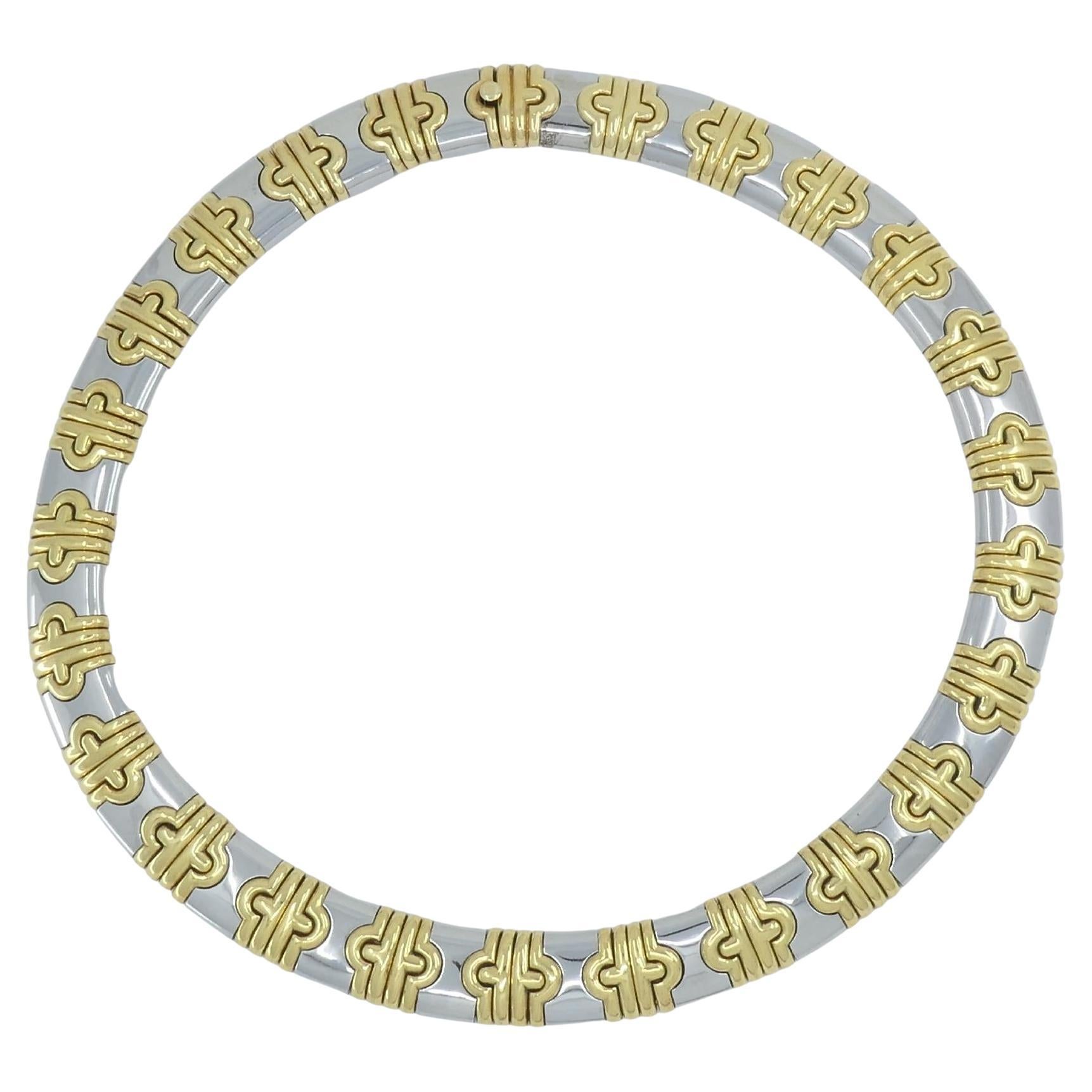 Bulgari Collana in oro 18k Bvlgari Parentesi Bicolore