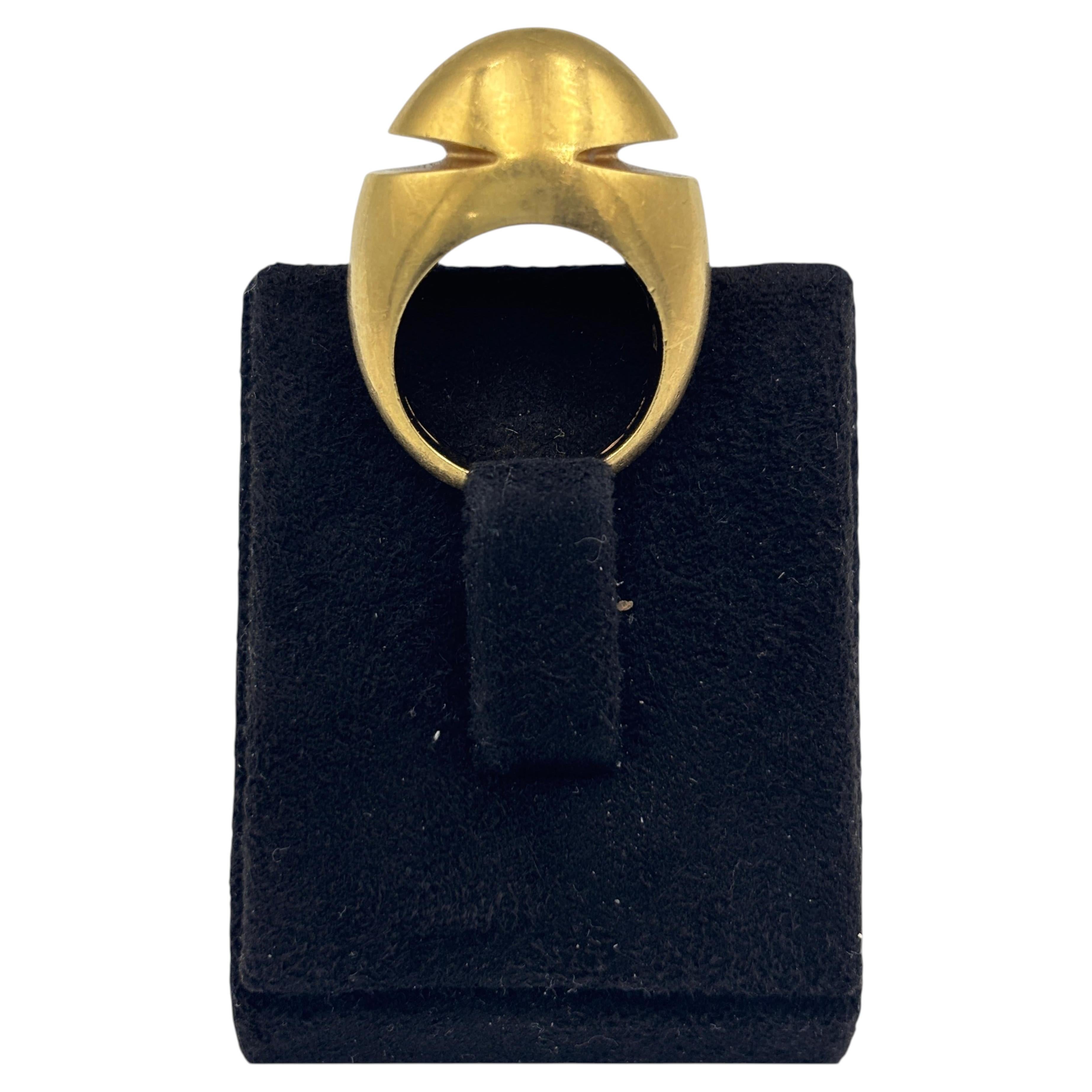 Bague cocktail « Dome » Bulgari en or 18 carats, Italie, CIRCA 1990