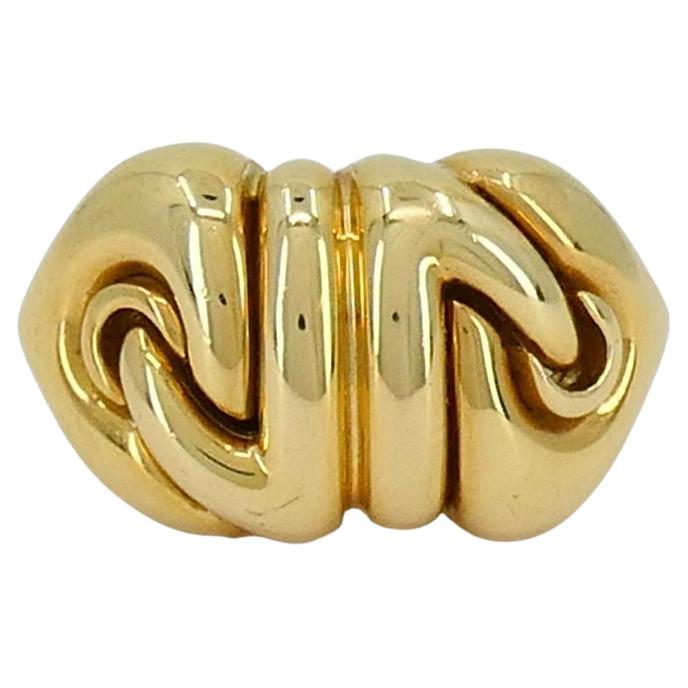 Bvlgari 18k Gold Doppio Cuore Ring