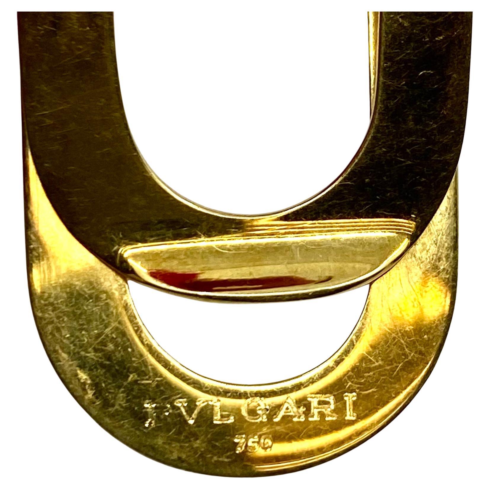 Bulgari 18k Gold Money Clip Brooch 1
