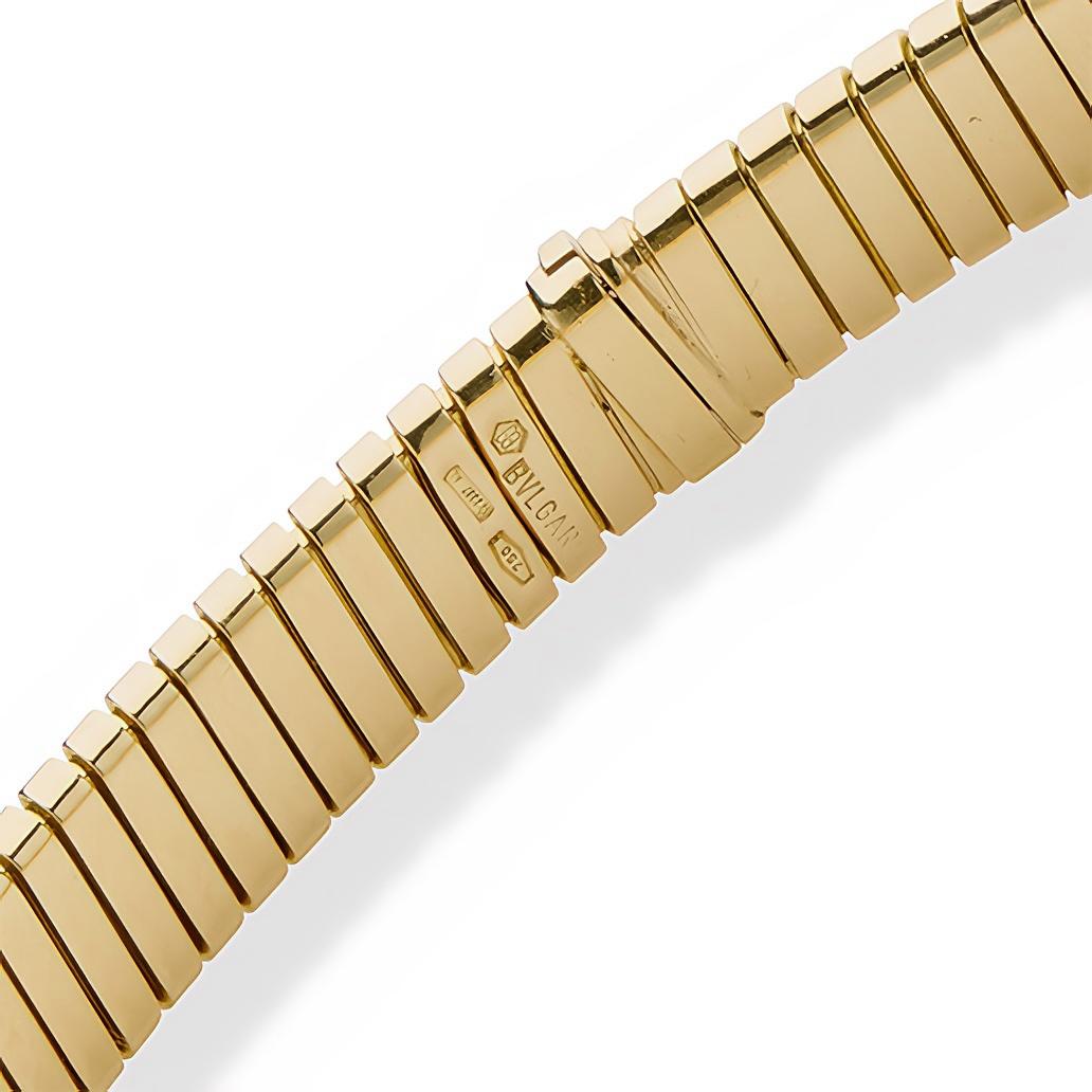 Bulgari - Collana Tubogas in oro 18 carati in vendita 1