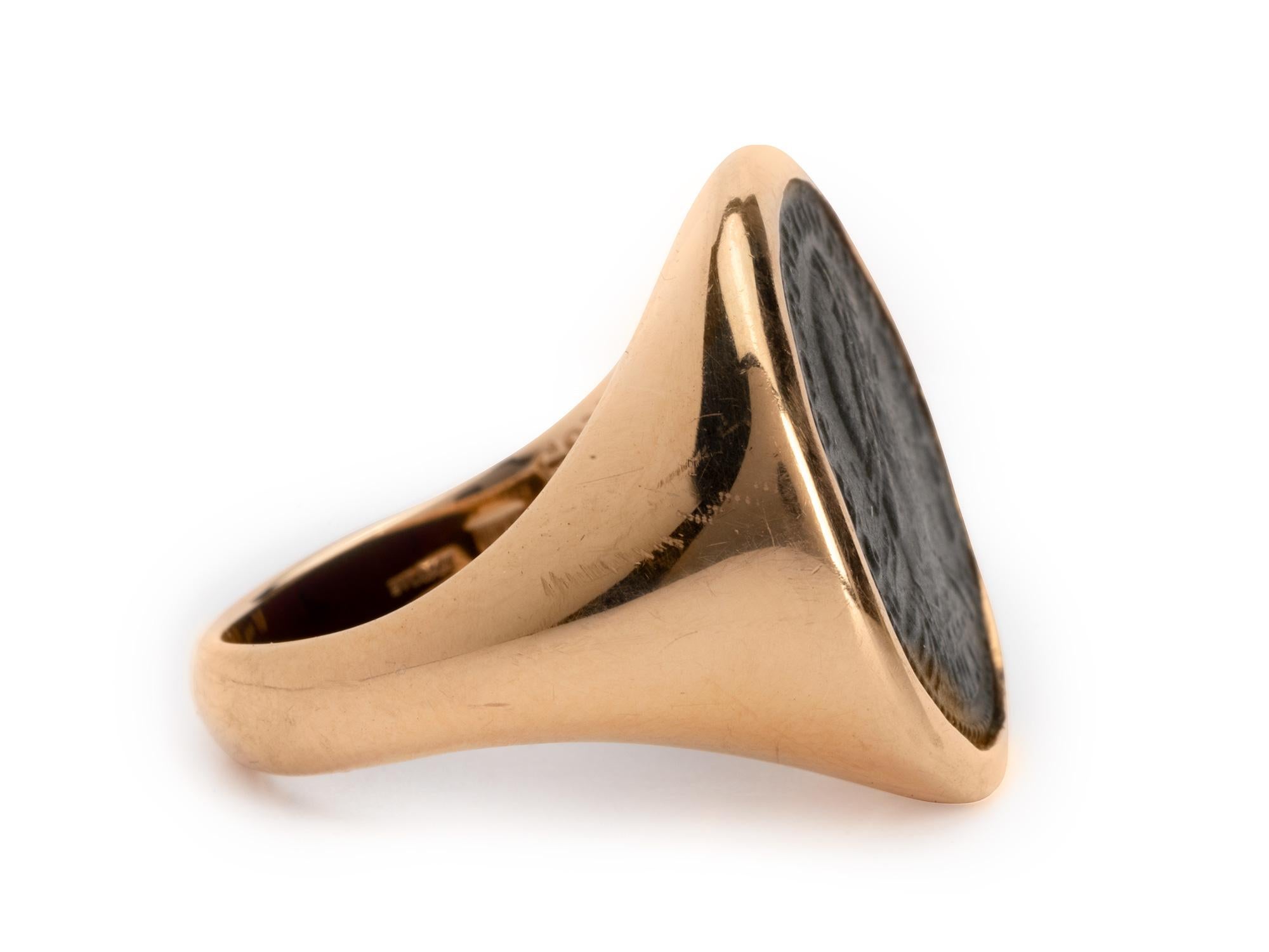 Bulgari 18k Rose Gold Monete Ring für Damen oder Herren im Angebot