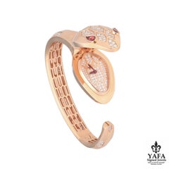Bulgari 18K Rose Gold Serpenti Misteriosi Watch