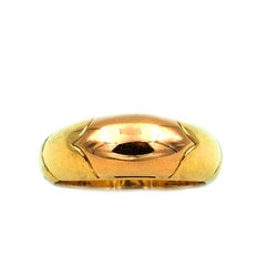 Bulgari 18K Two Tone Gold Band Ring