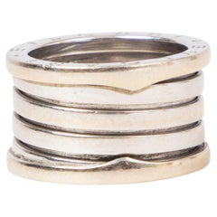 BULGARI 18k white gold B.ZERO 1 Ring 53 bvlgari