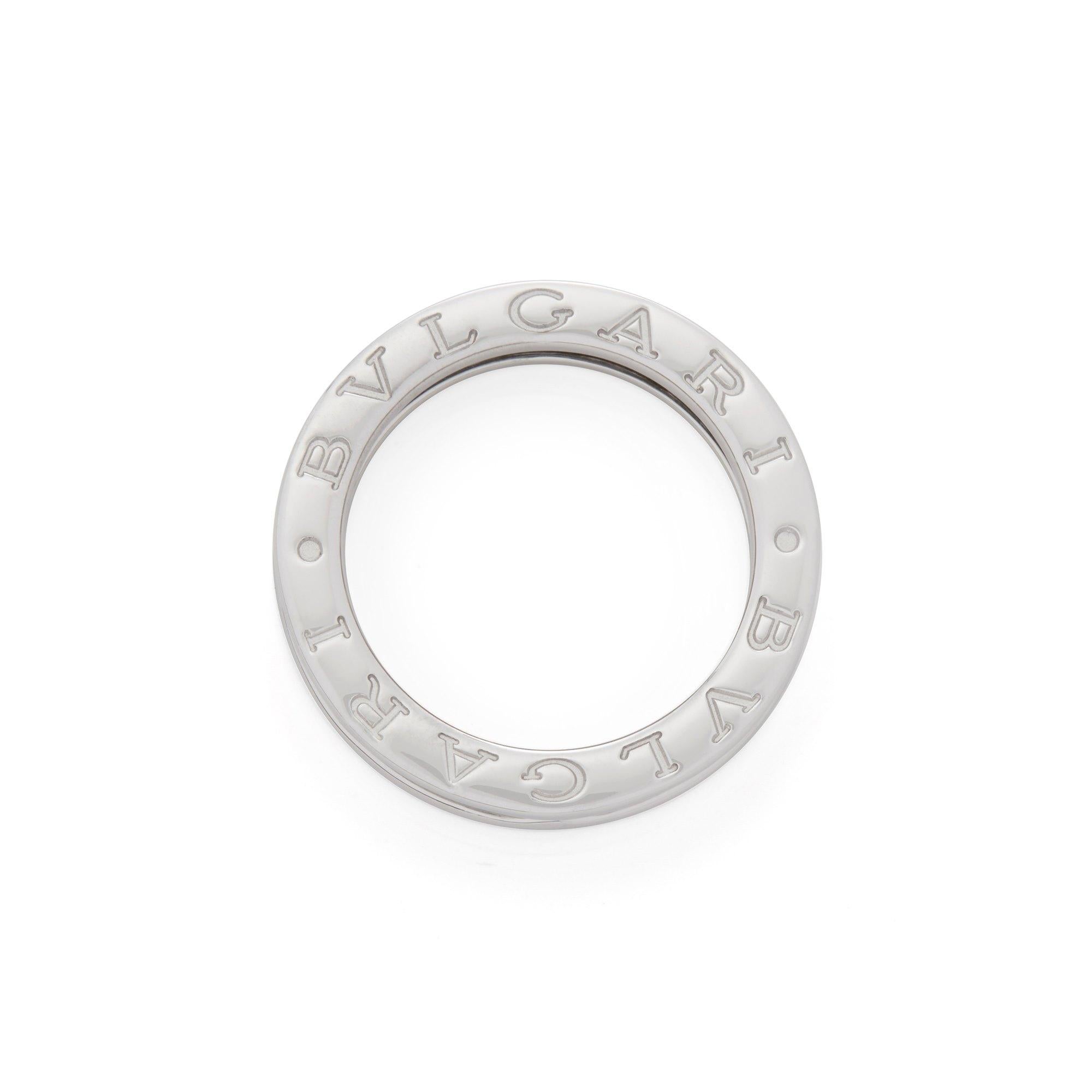 Bulgari 18 Karat White Gold B.Zero 1 Ring In Good Condition In Bishop's Stortford, Hertfordshire