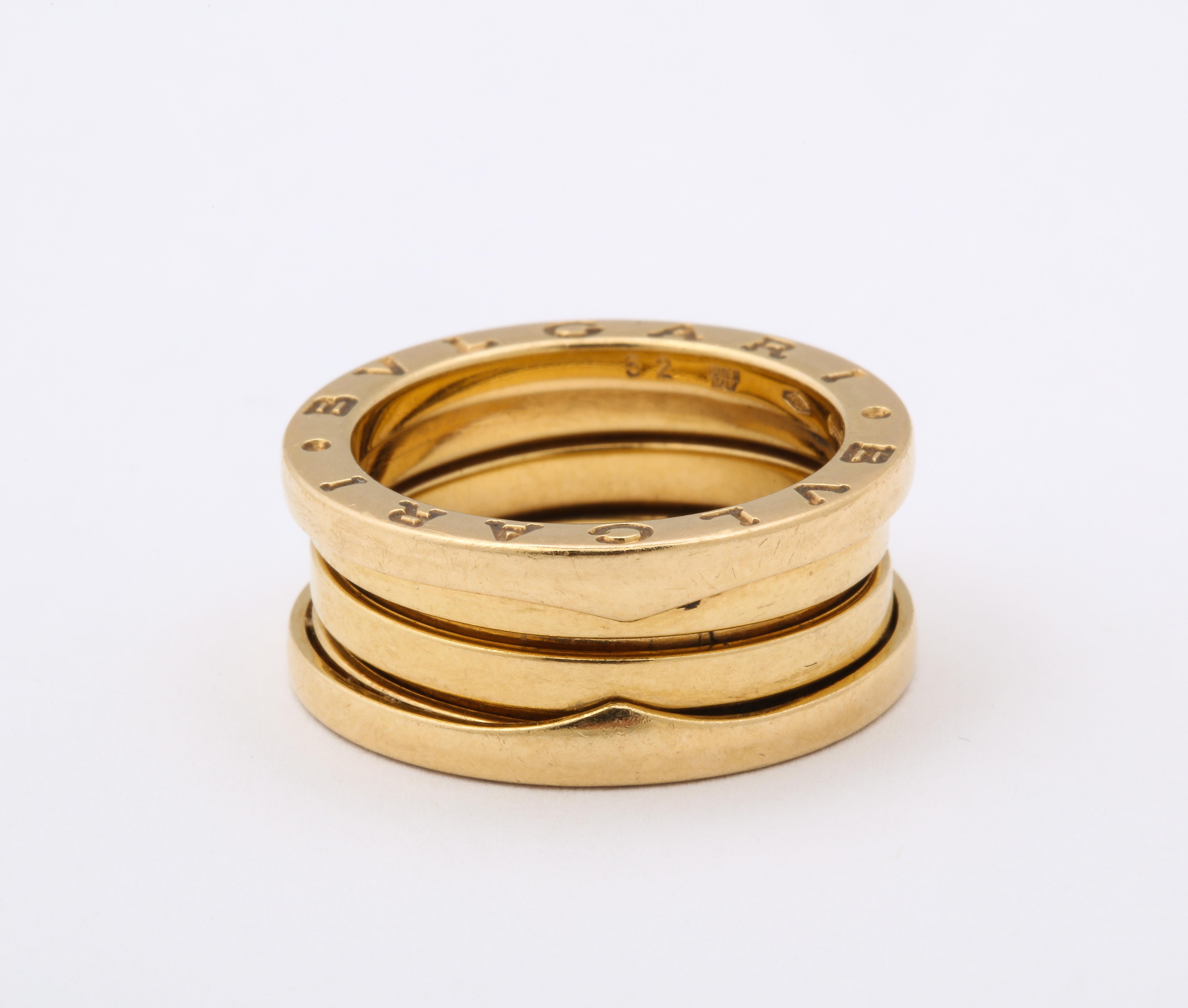 Bulgari B.zero1 Ring aus 18 Karat Gelbgold im Angebot 6
