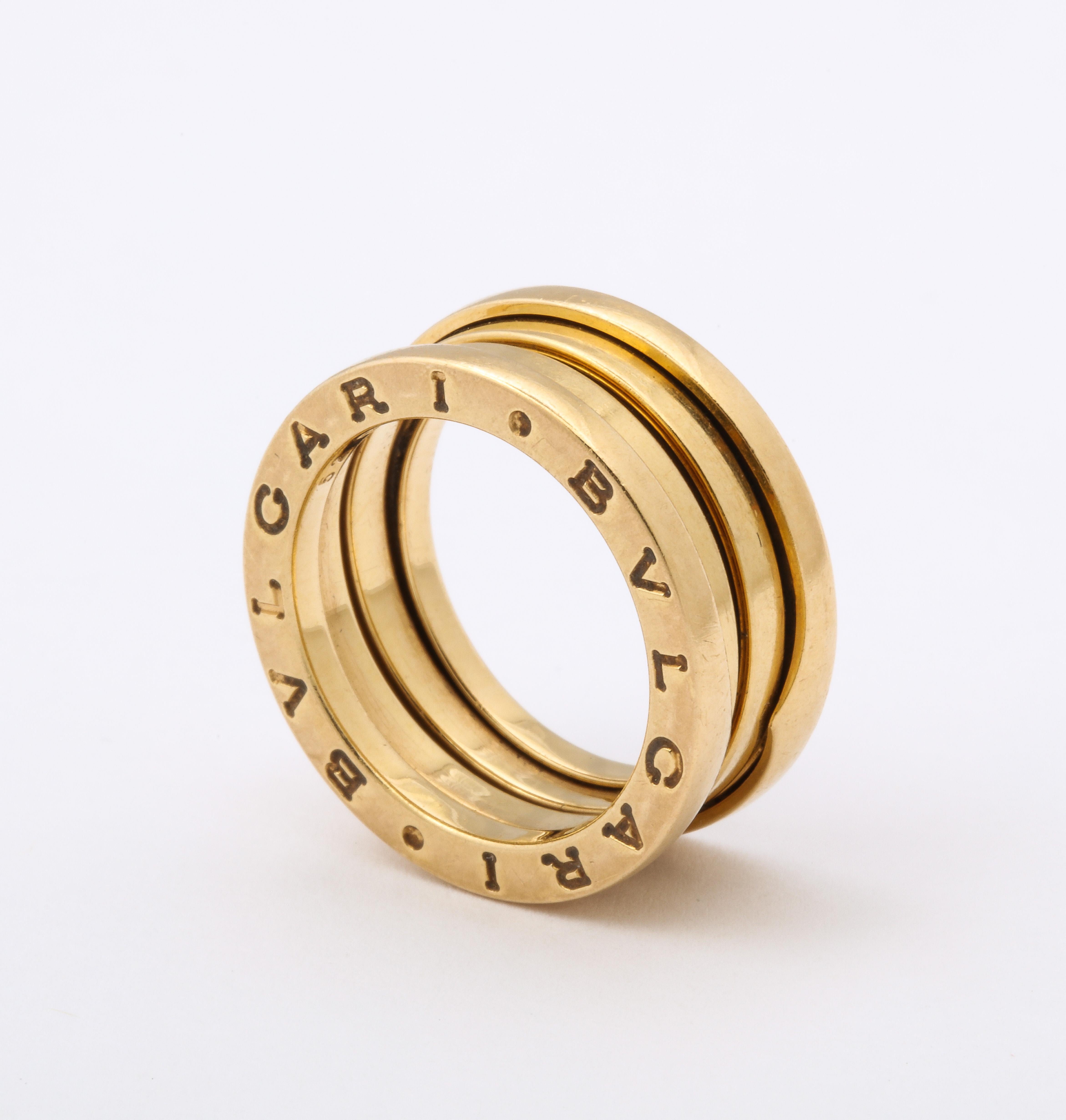Bulgari B.zero1 Ring aus 18 Karat Gelbgold im Angebot 8