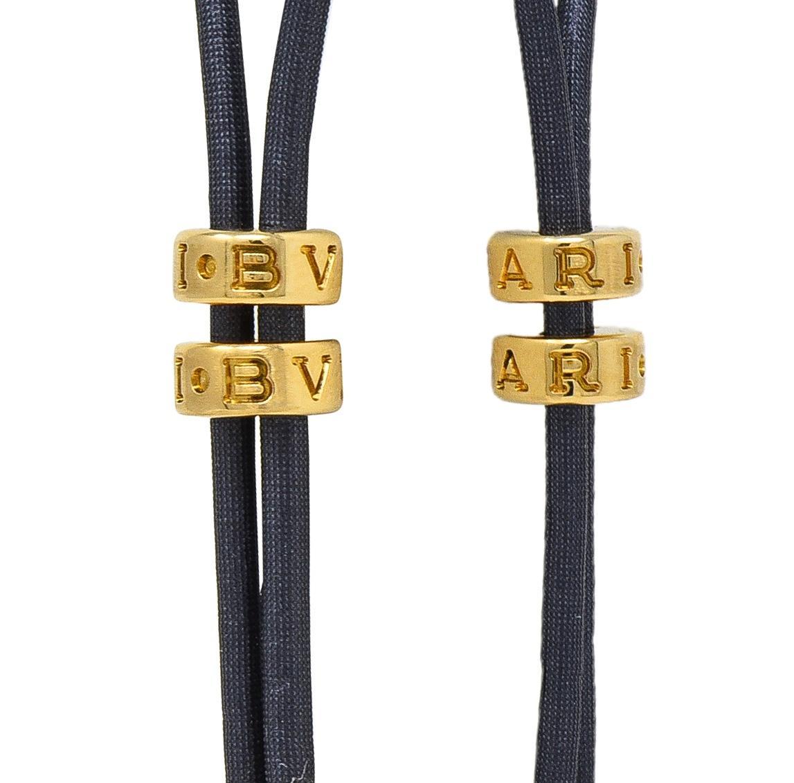 Bulgari 18K Yellow Gold Cord Sassi Mediterranean Eden Nugget Pendant Necklace For Sale 1