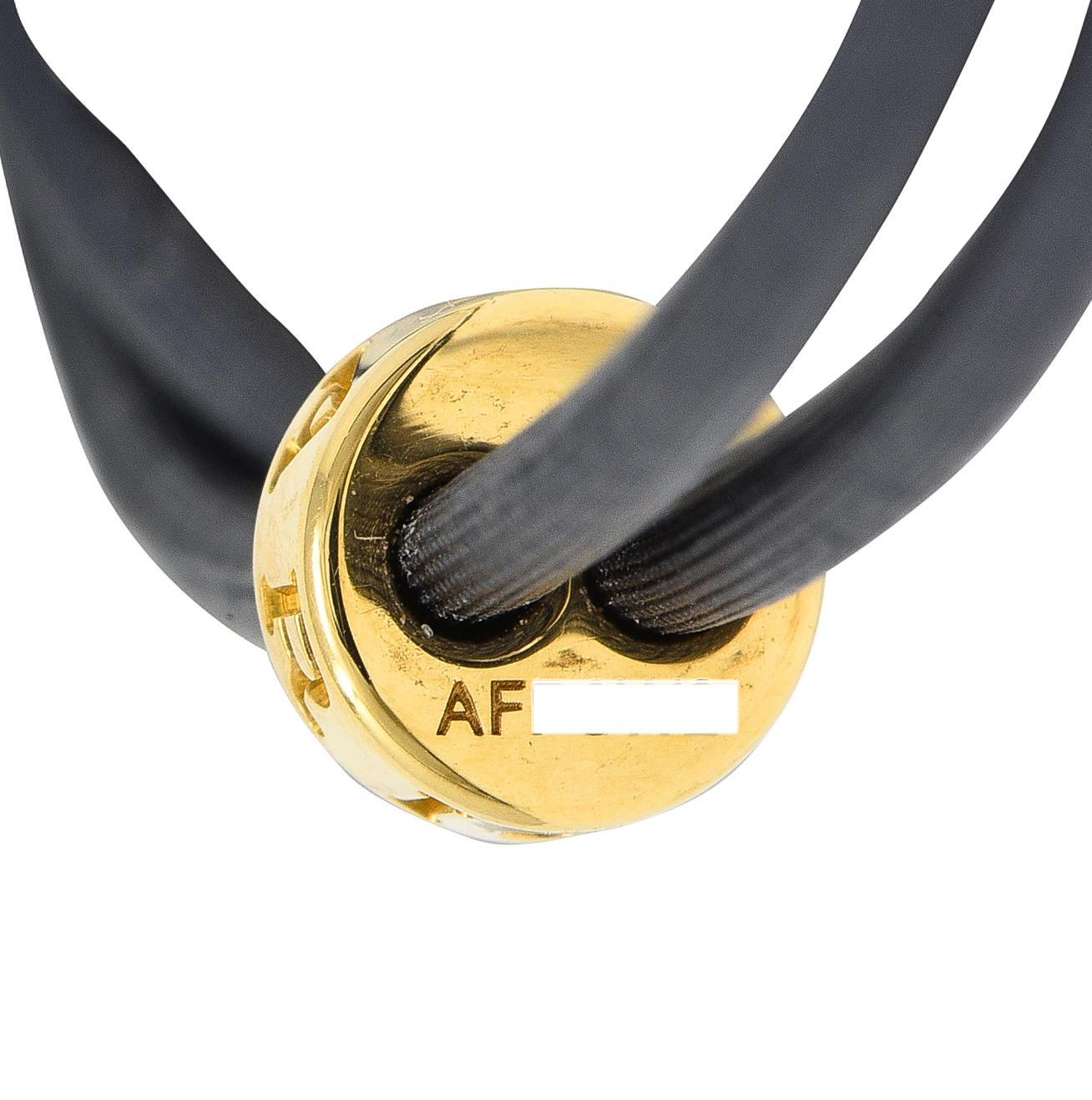 Bulgari 18K Yellow Gold Cord Sassi Mediterranean Eden Nugget Pendant Necklace For Sale 2