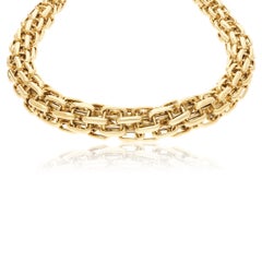 BULGARI 18K Yellow Gold Link Necklace