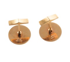 Bulgari 1960s Gold Cufflinks