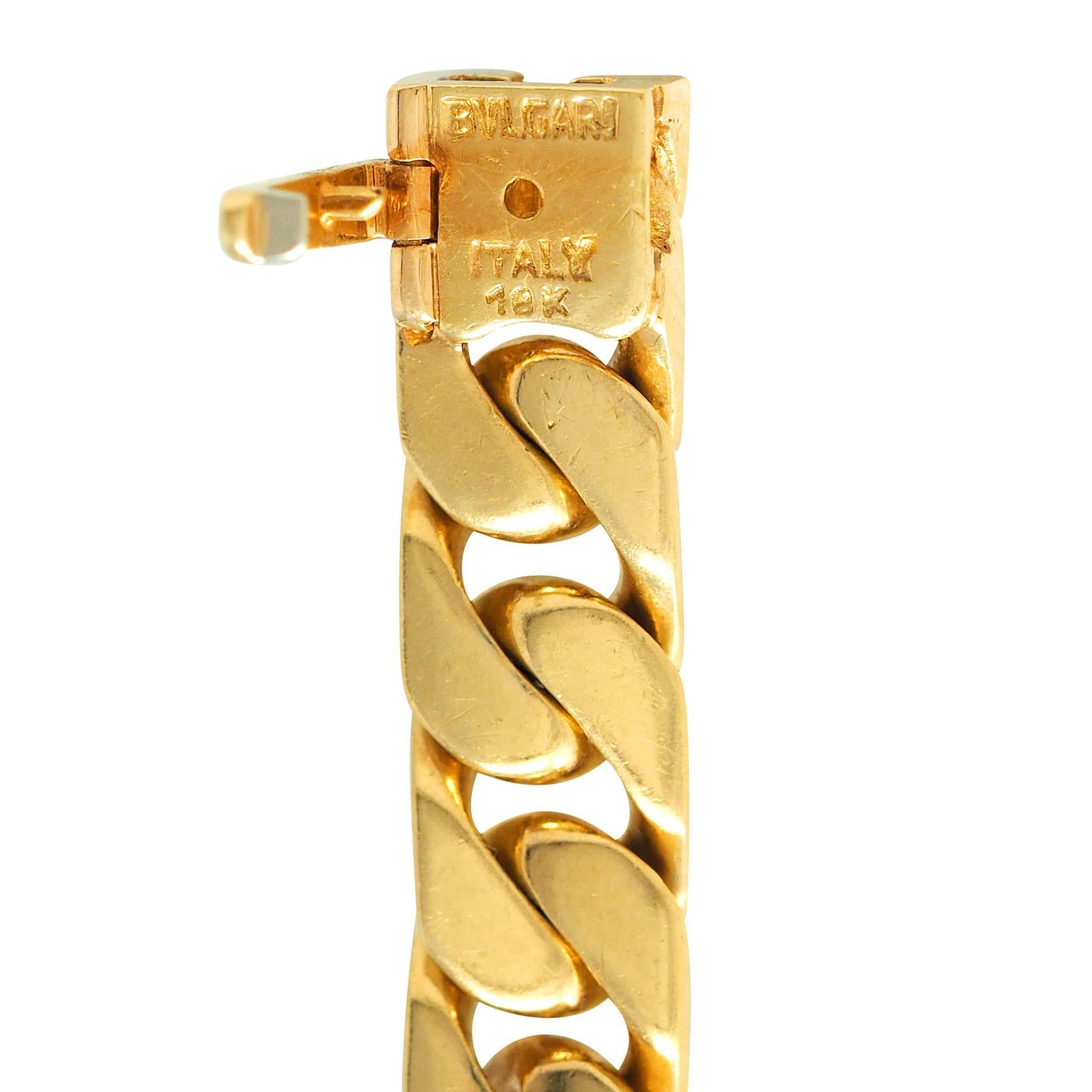 Bulgari 1972 Koralle Lapis Diamant 18K Gold Vintage Stars & Stripes Herz Halskette im Angebot 4