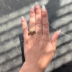 Bulgari 1990's Ruby 18 Karat Two-Tone Gold Vintage Naturalia Fish Ring