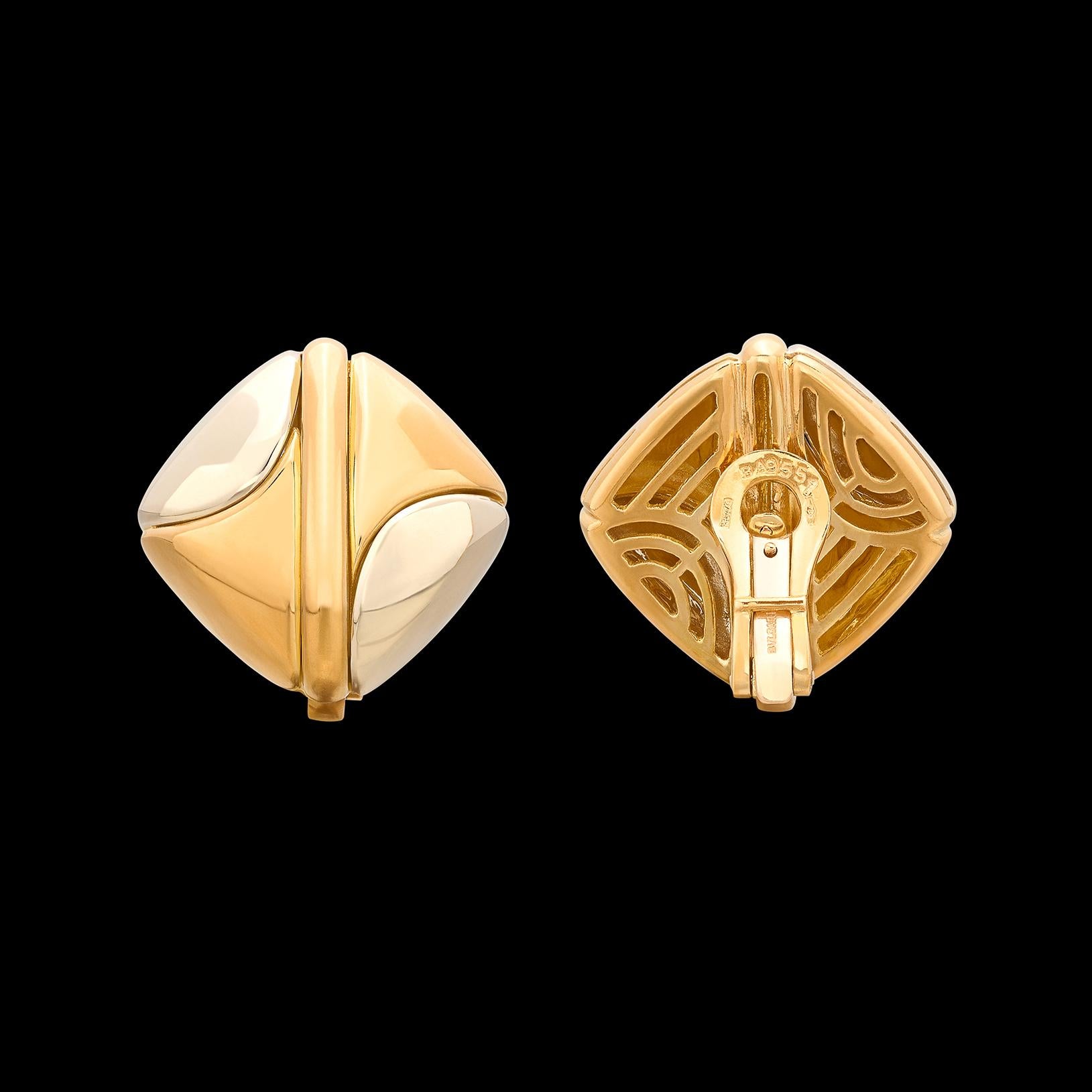 Boucles d'oreilles 2 tons Bulgari Pour femmes en vente