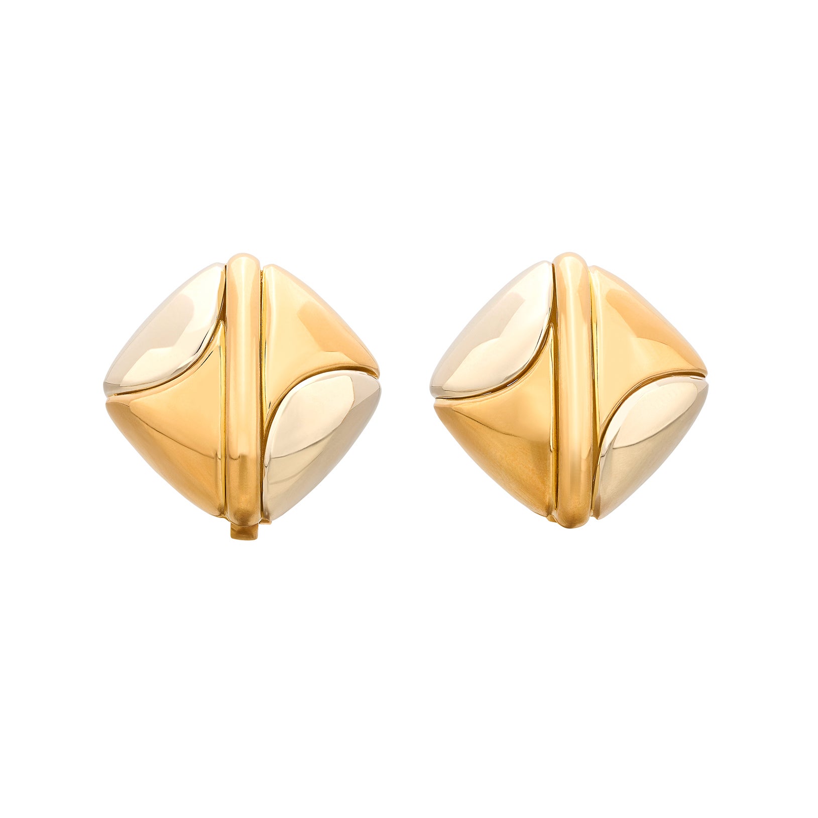 Boucles d'oreilles 2 tons Bulgari