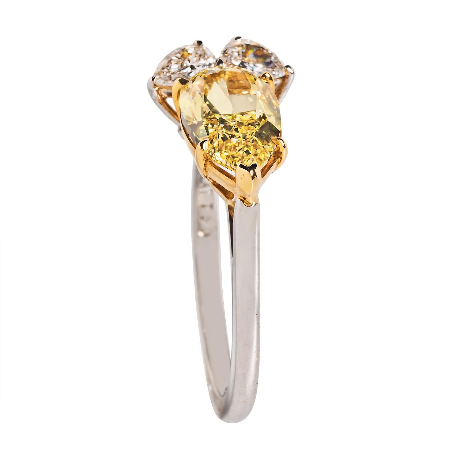 bulgari yellow diamond ring