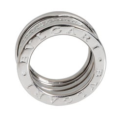 Bulgari: 18 Karat Weißgold Ring mit 4 Spiral B Zero1 Diamant 0,89 Karat