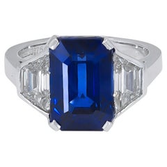 Bulgari 6.40 Carat Certified Sapphire Cocktail Ring