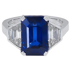 Bulgari 6.40 Carat Certified Sapphire Cocktail Ring