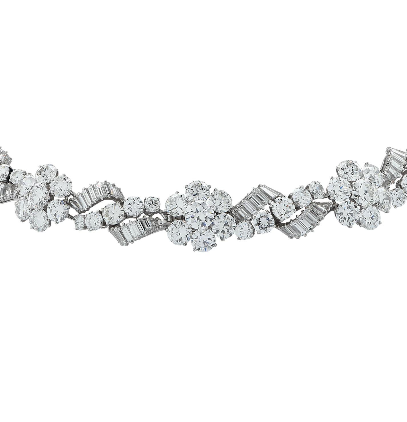 Bulgari 80::25 Karat Diamant-Halskette:: um 1960 im Zustand „Gut“ in Miami, FL