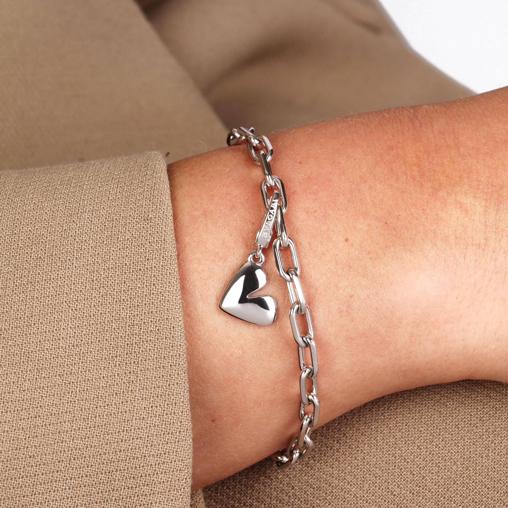 Women's Bulgari Abstract Heart Charm