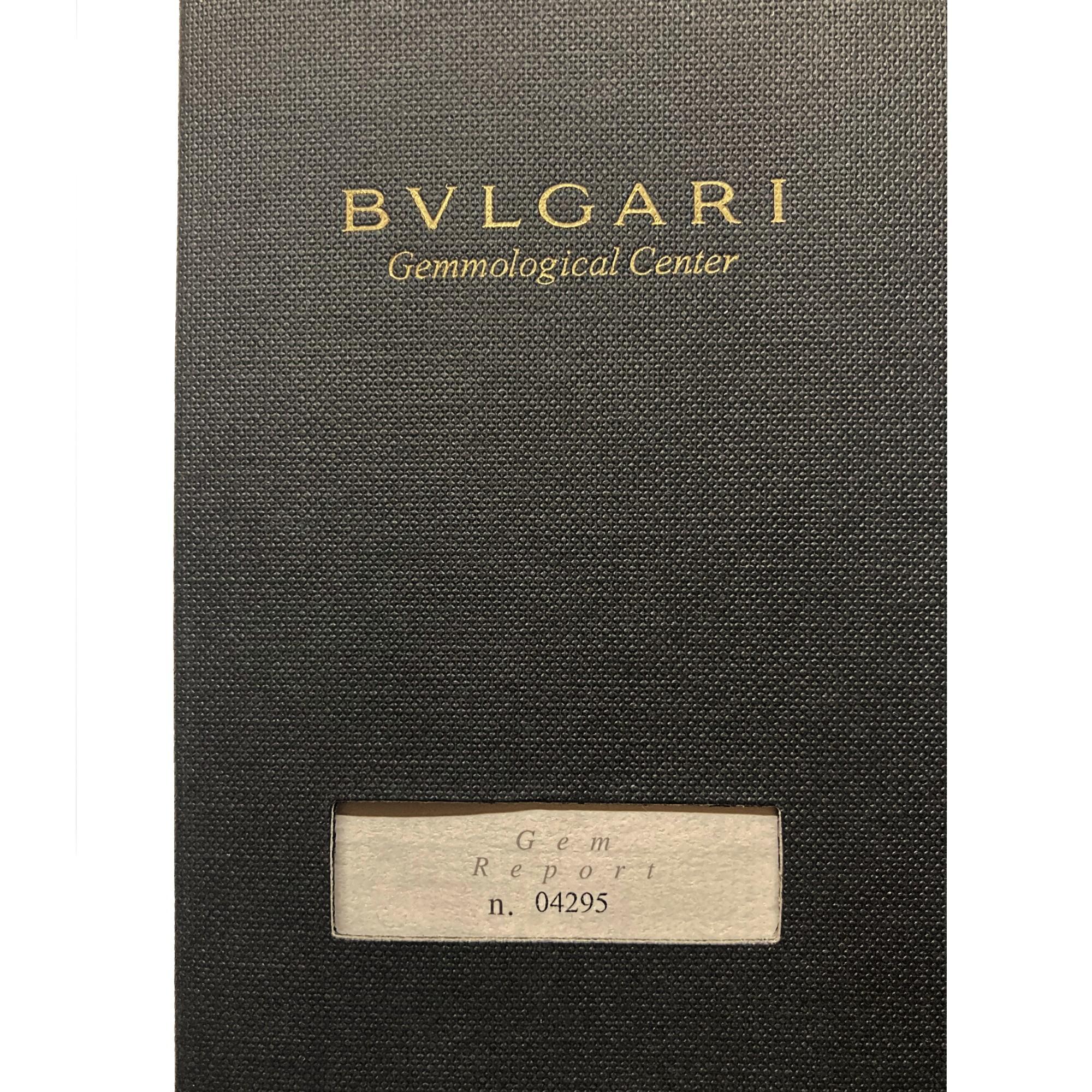 Bulgari Allegra Fancy Color Sapphires Diamond 18 Karat Yellow Gold Necklace in vendita 3