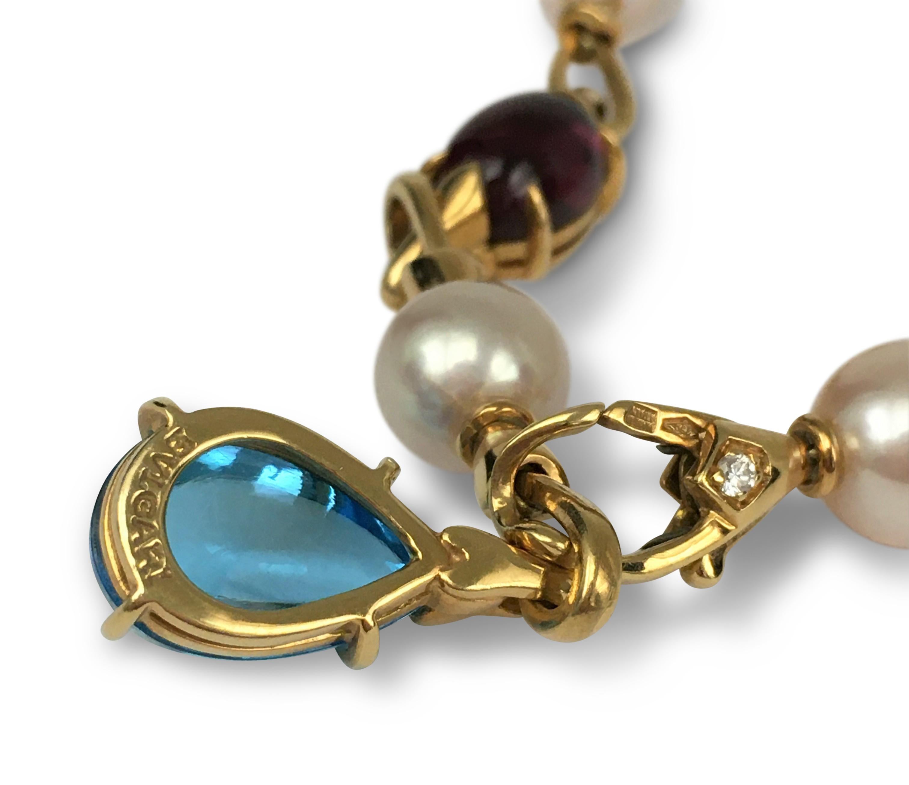 bulgari pearl necklace