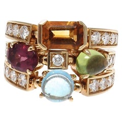 Bulgari Allegra Gemstone Gold Ring