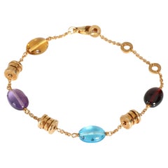 Bulgari Allegra Multi-Colored Sapphire Bracelet in 18k Yellow Gold