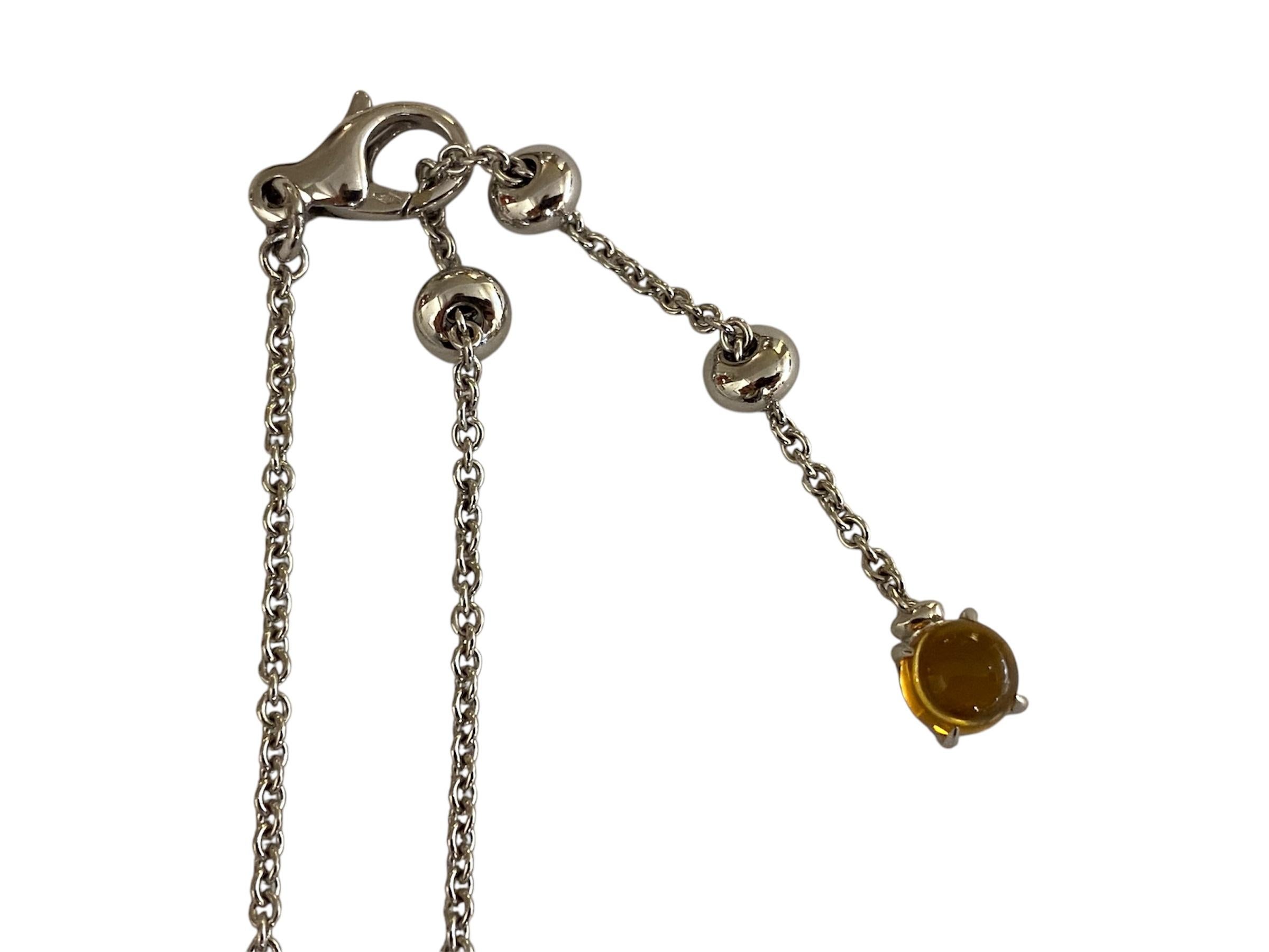 Bulgari Allegra Necklace with Citrine, Peridot, Topaz, Amethyst and Diamonds For Sale 1