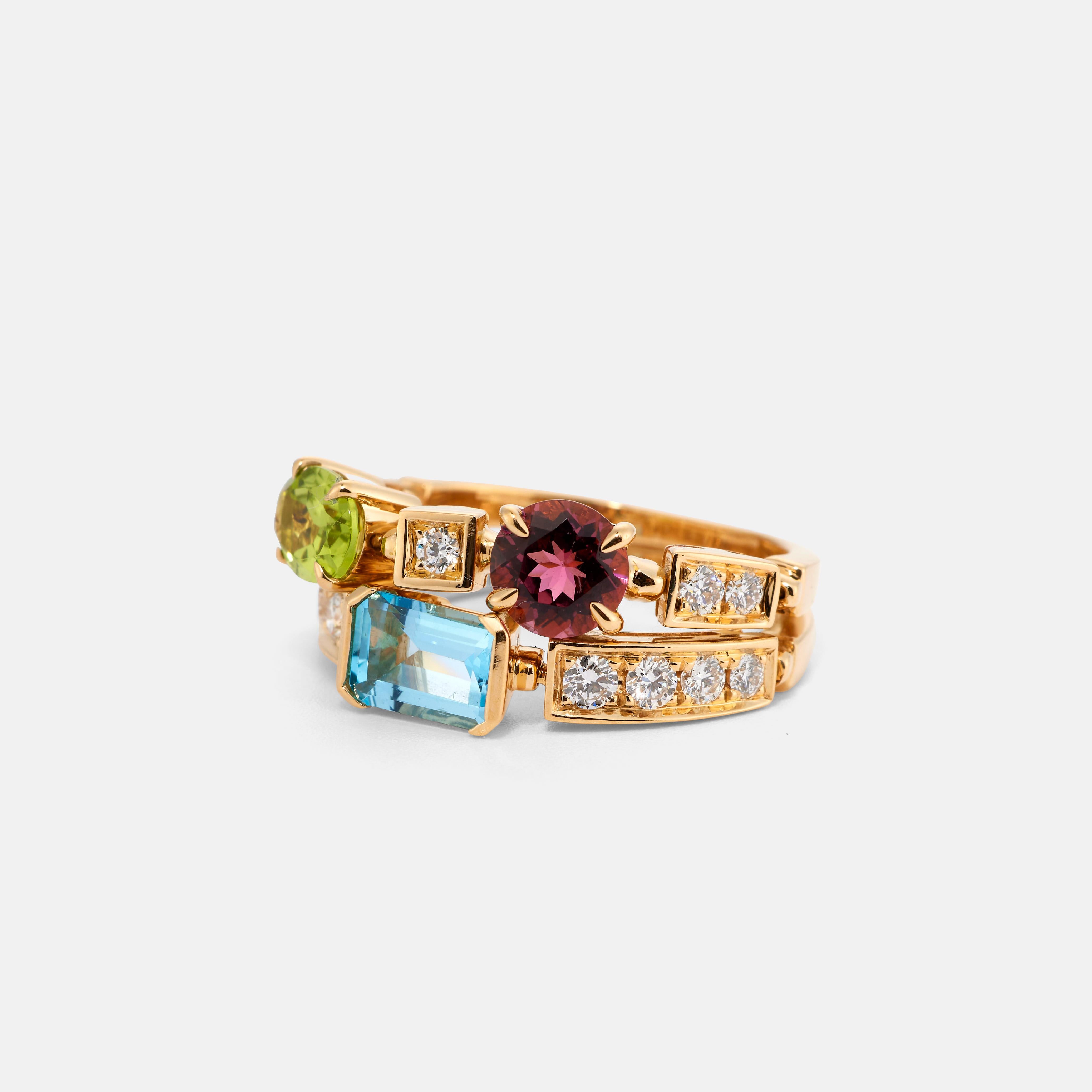 BULGARI Allegra Ring (Brillantschliff) im Angebot