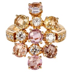 BULGARI Bague Allegra saphirs et diamants