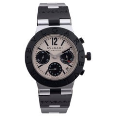 Bulgari Diagono Chronograph Automatik-Armbanduhr aus Aluminium
