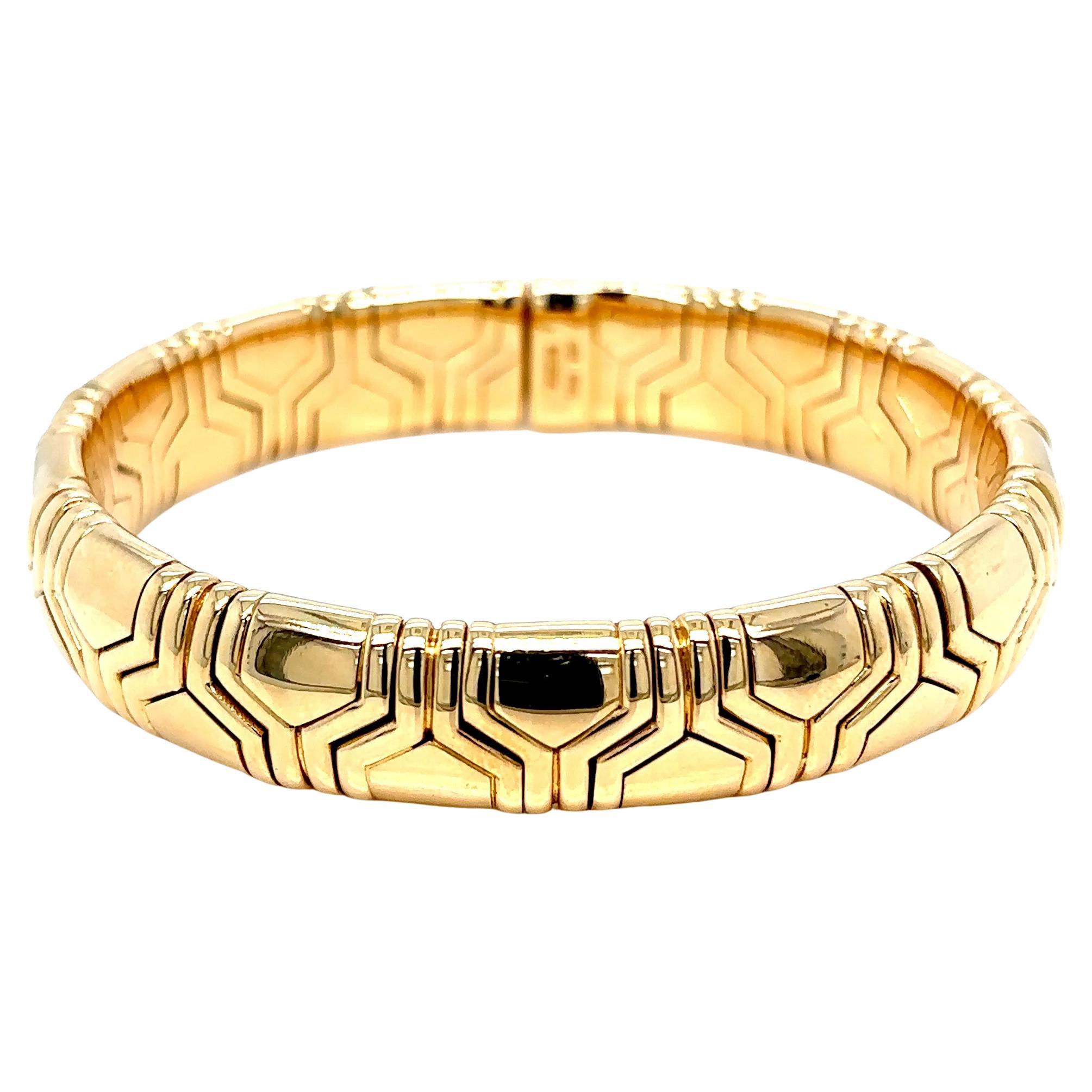 Bulgari “Alveare” Cuff Bangle — 1980s For Sale