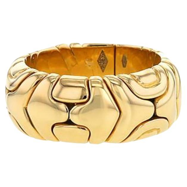 Bulgari Alveare Gold Band Ring For Sale