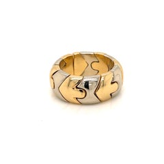 Bulgari Alveare Two Tones Gold Ring