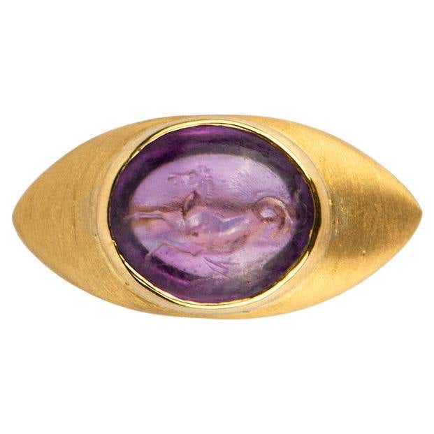 Seventeenth Century Intaglio Ring For Sale at 1stDibs | sard brown