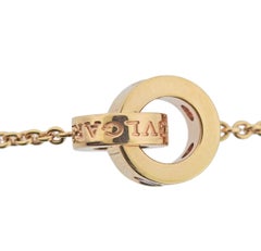 Bulgari Amethyst Tourmaline Rose Gold Bracelet