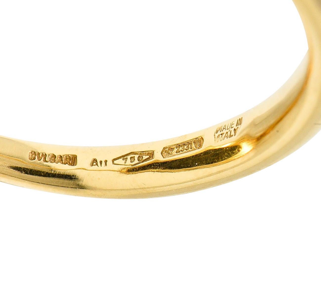 Bulgari Antike Münze 18 Karat Gold Monete Arcadius Flip Ring 4